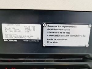 Thumbnail image of Beckman J2-MC Centrifuge