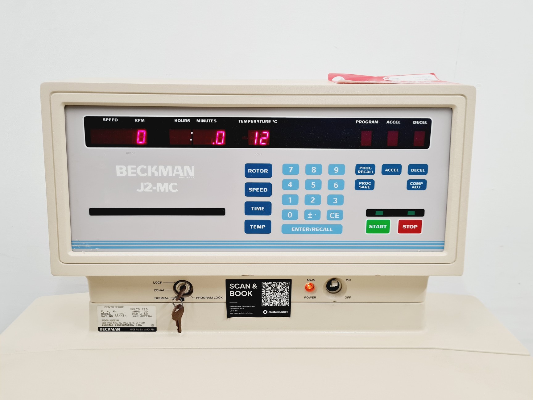 Image of Beckman J2-MC Centrifuge