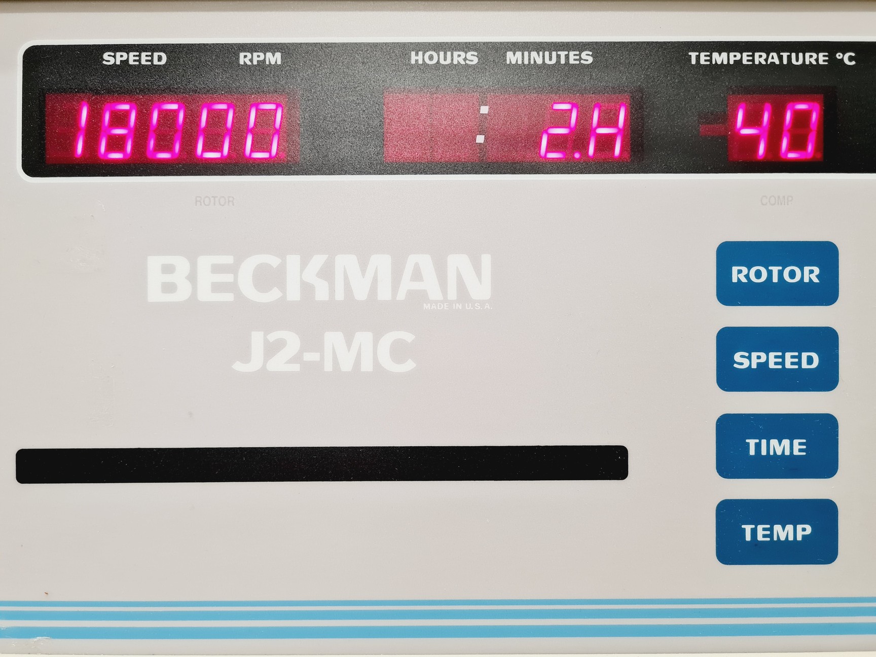Image of Beckman J2-MC Centrifuge w/ JA 18.1 Rotor 18,000RPM