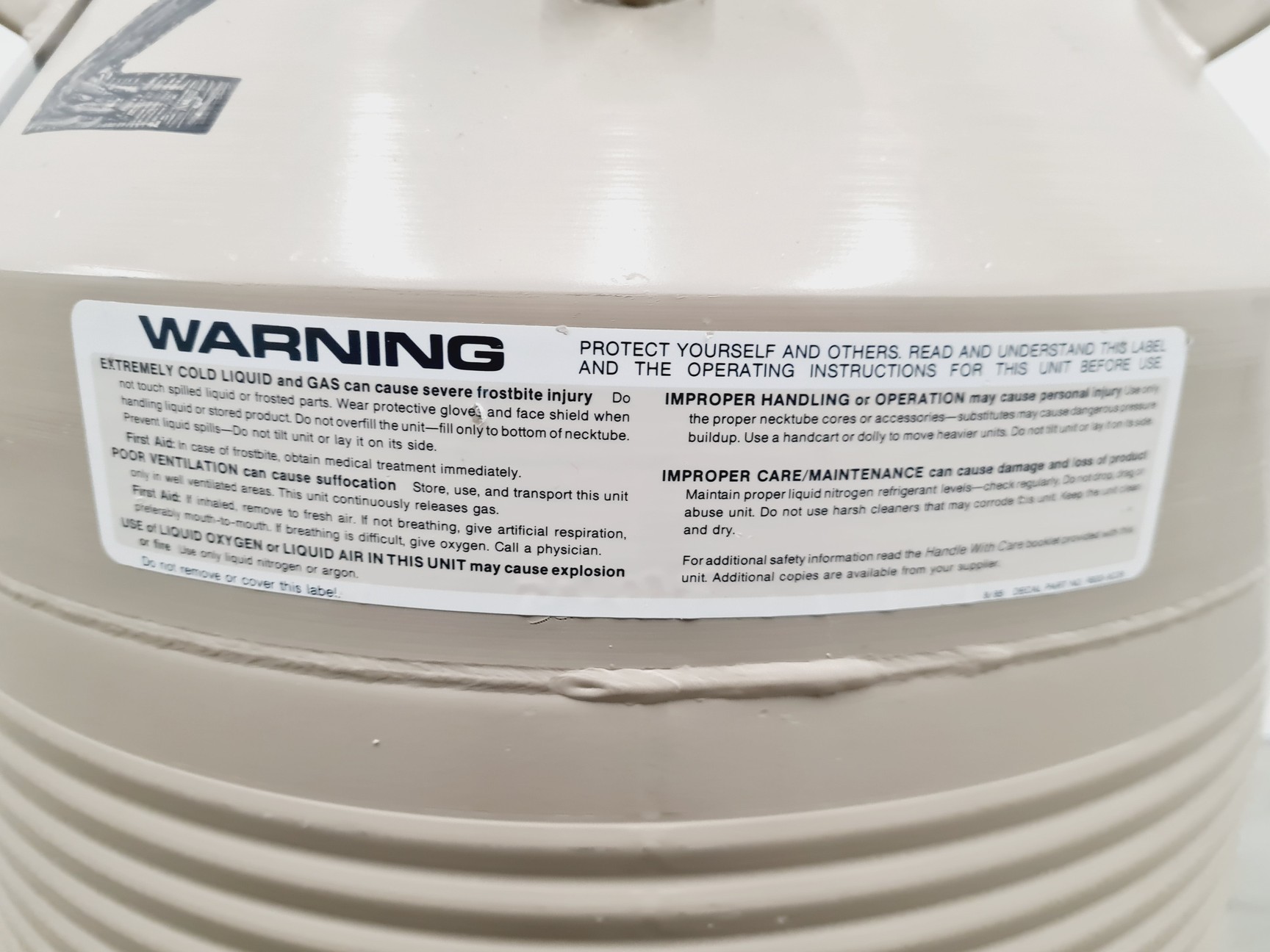 Image of Taylor Wharton 35L 750 RS Series Cell Storage Tank Dewar