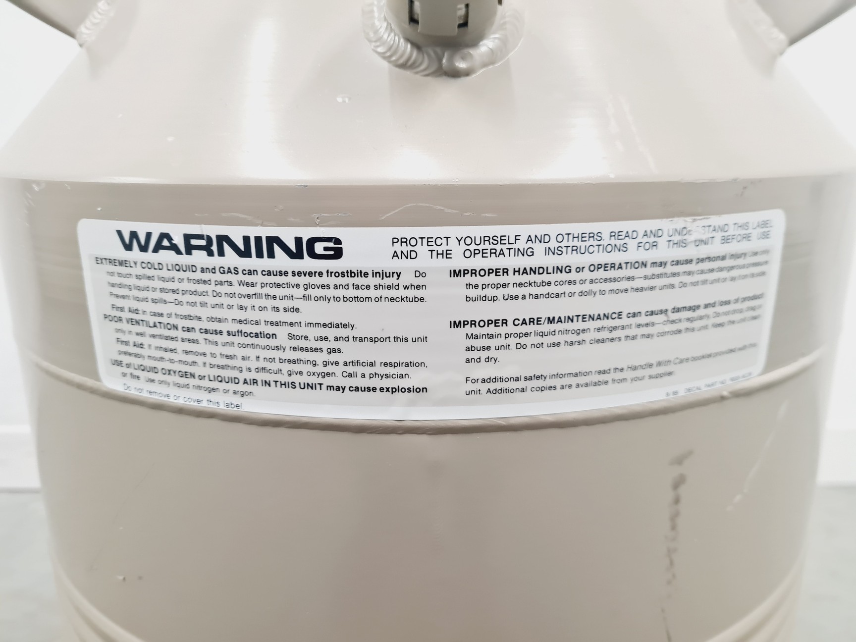 Image of Taylor Wharton 25LD Liquid Nitrogen Dewar