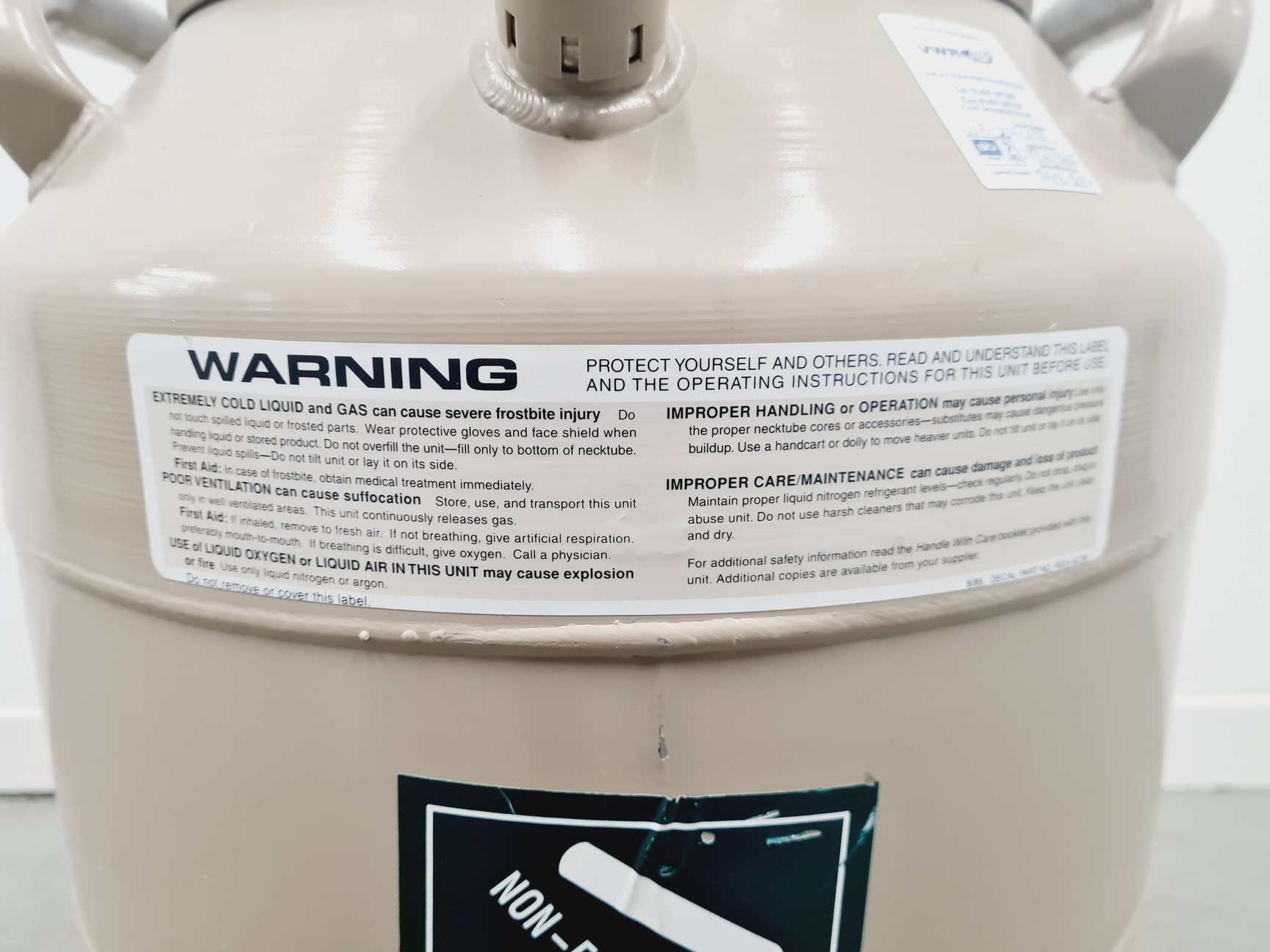 Image of Jencons CP 500 Liquid Nitrogen Dewar