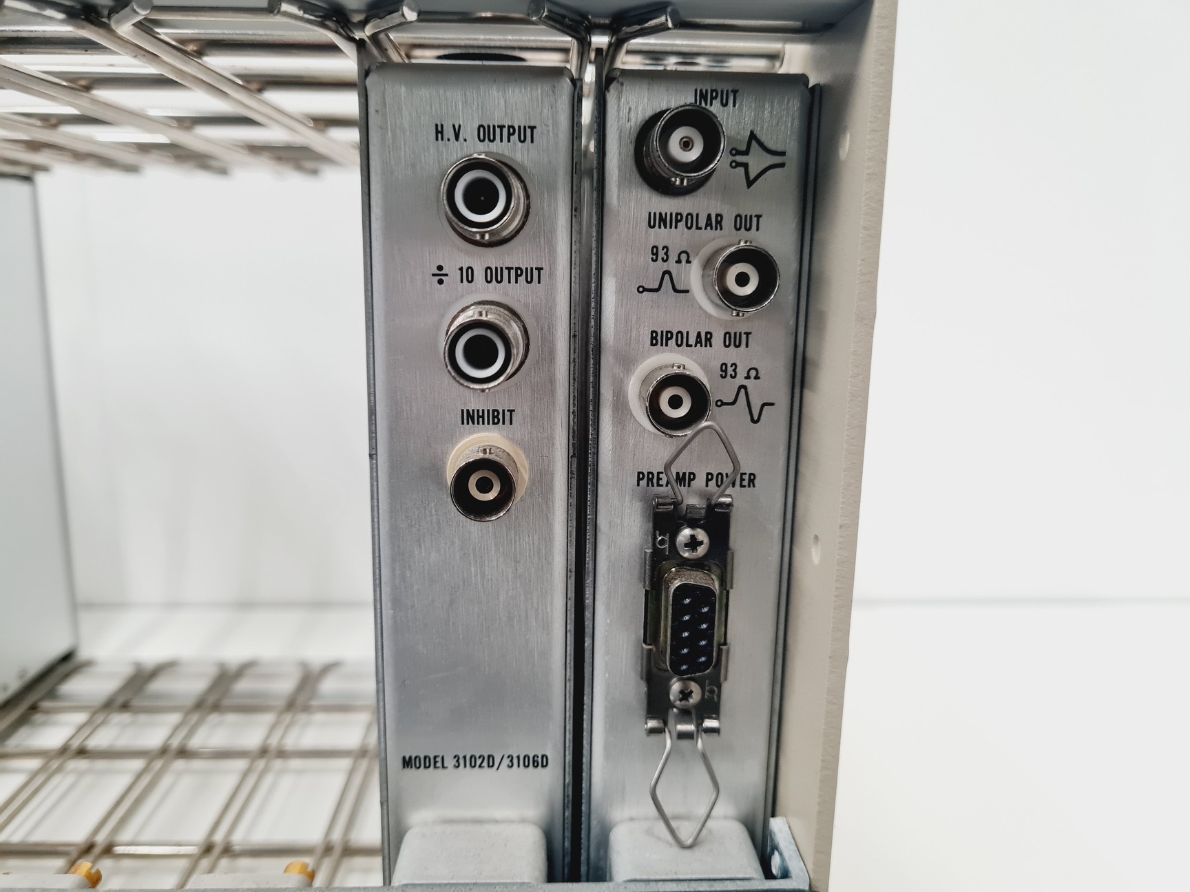 Image of Ortec 4001A Bin Canberra Amplifier 2022, 2 x H.V. Power Supply & Tennelec TC950