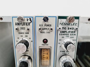 Thumbnail image of Canberra Model 2000, 5 x H.V. Power Supply 3105, Amplifier 2022, Tennelec TC 243