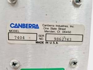 Thumbnail image of Canberra Alpha Spectrometer Model - 7404