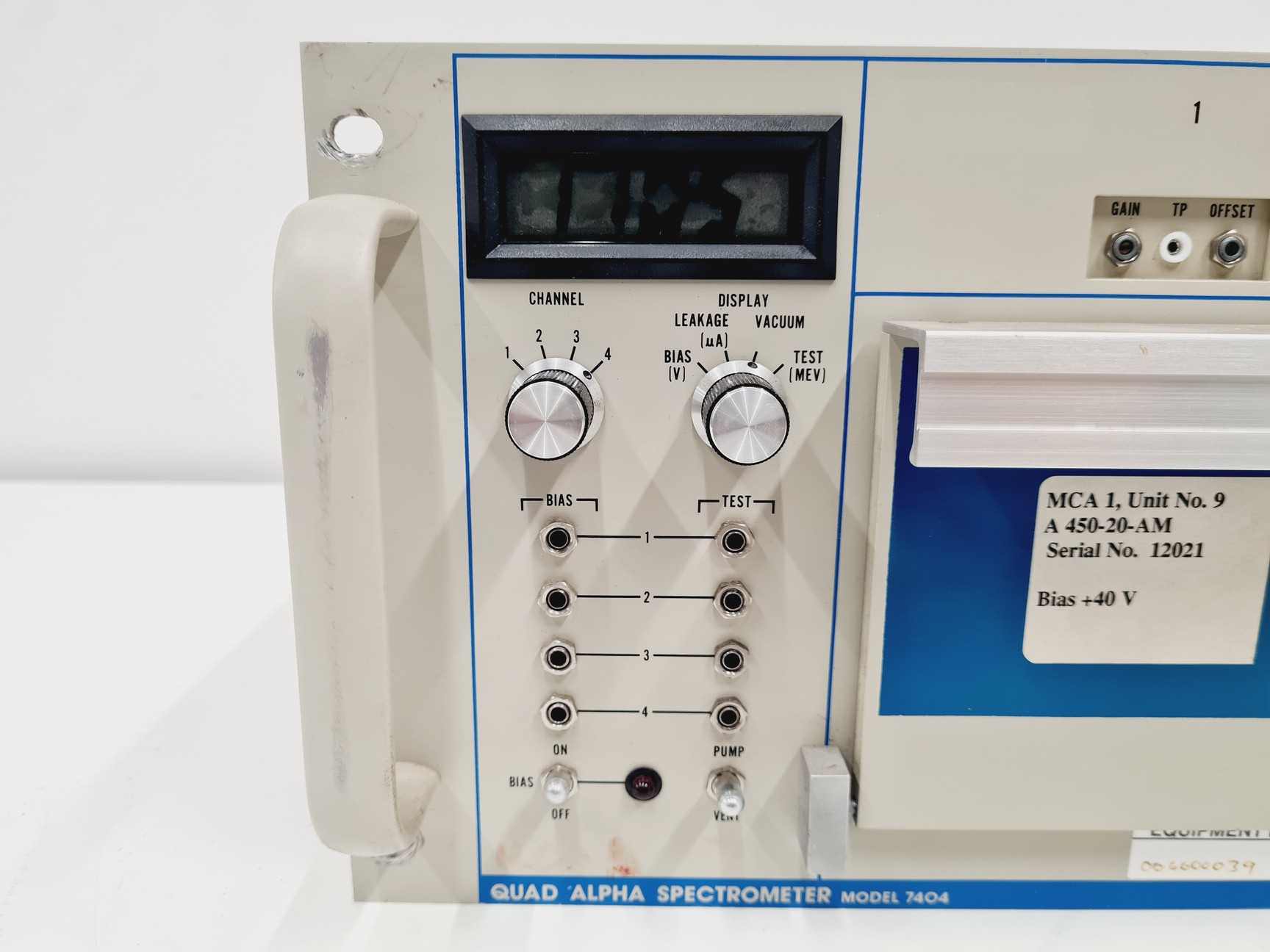 Image of Canberra Alpha Spectrometer Model - 7404
