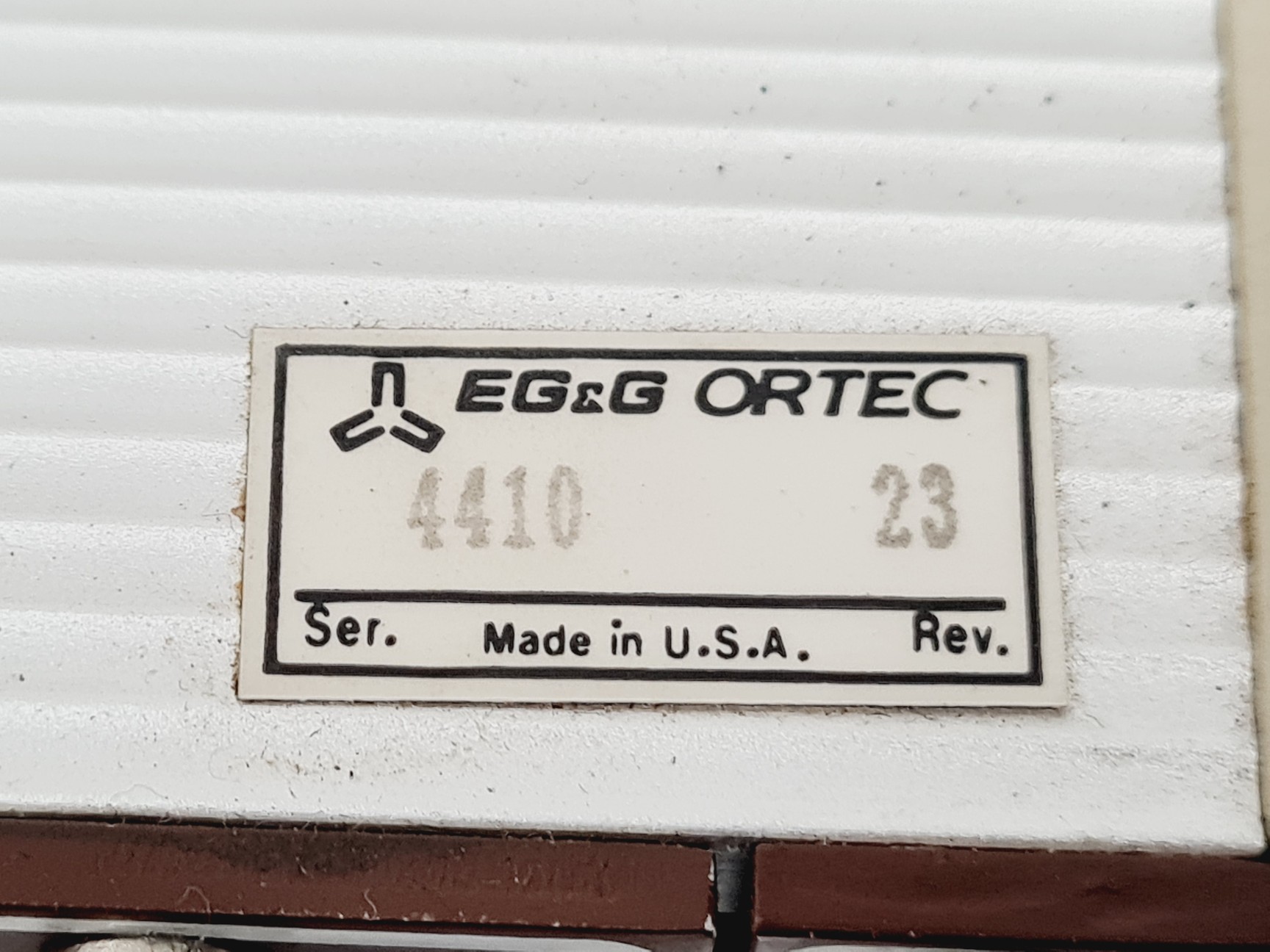 Image of Ortec 4001A Bin with 2 x Ortec 576 & 4 x Ortec 576A Alpha Spectrometer