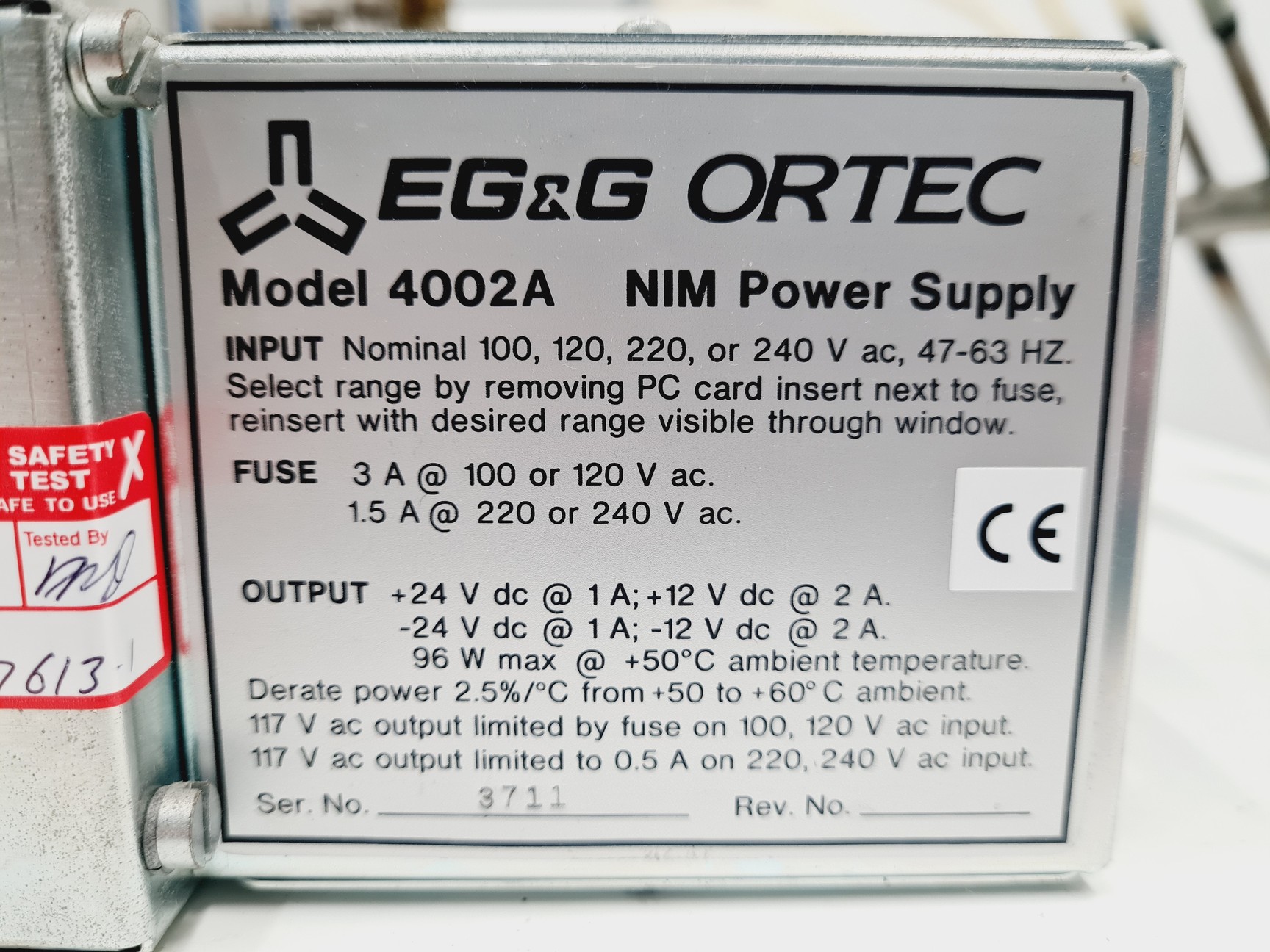 Image of Ortec 4001A Bin with 2 x Ortec 576 & 4 x Ortec 576A Alpha Spectrometer