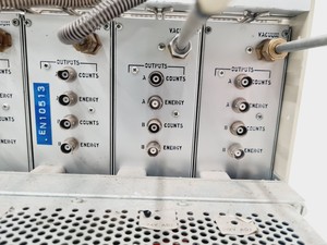 Thumbnail image of Ortec 4001A Bin with 2 x Ortec 576 & 4 x Ortec 576A Alpha Spectrometer