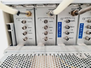 Thumbnail image of Ortec 4001A Bin with 2 x Ortec 576 & 4 x Ortec 576A Alpha Spectrometer