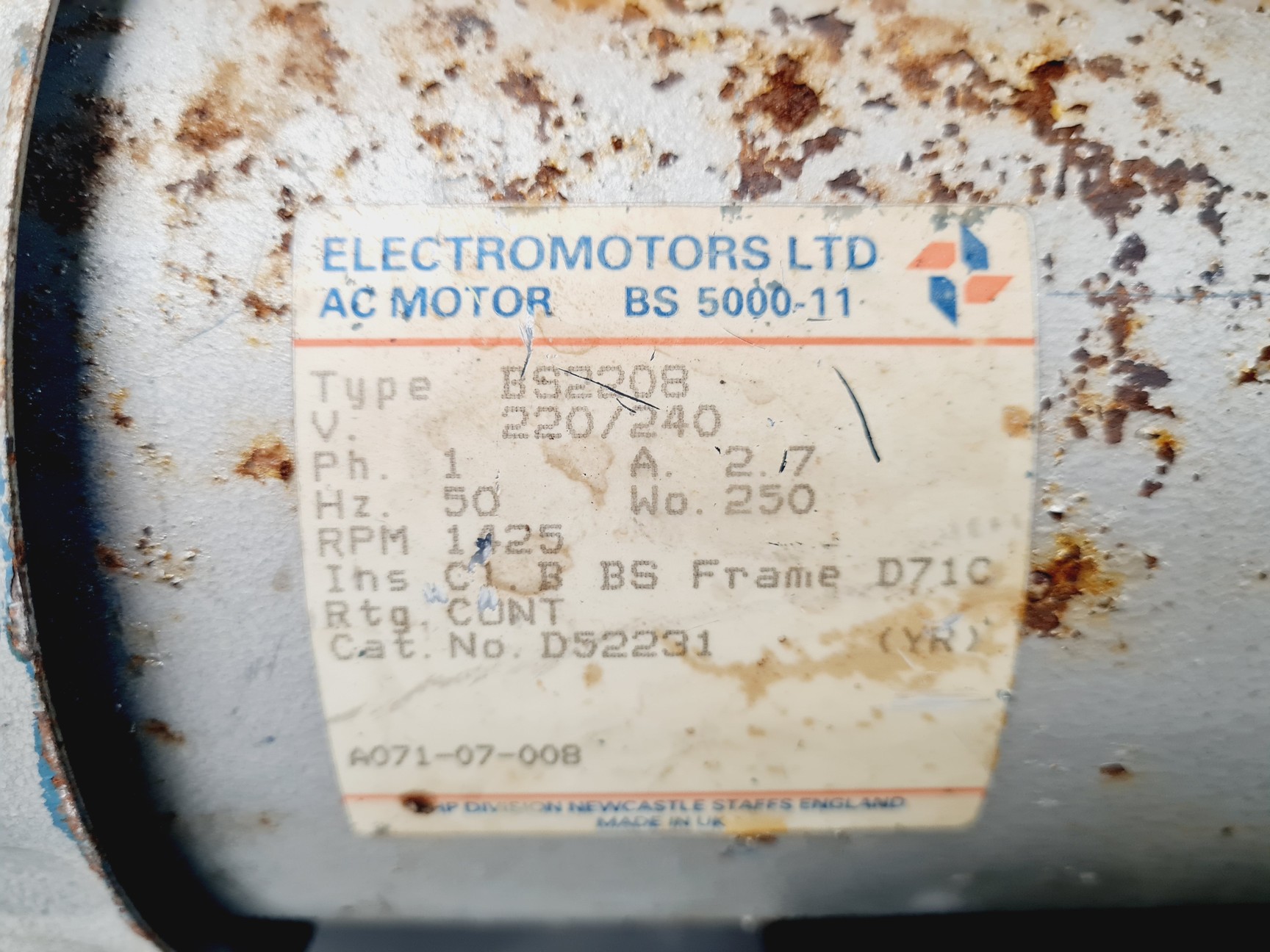 Image of Edwards 5 E2M5 Vacuum Pump