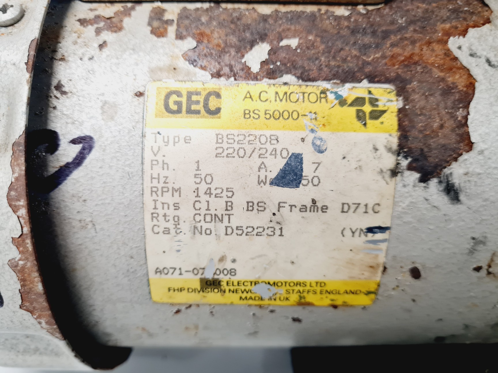 Image of Edwards 5 E2M5 Vacuum Pump