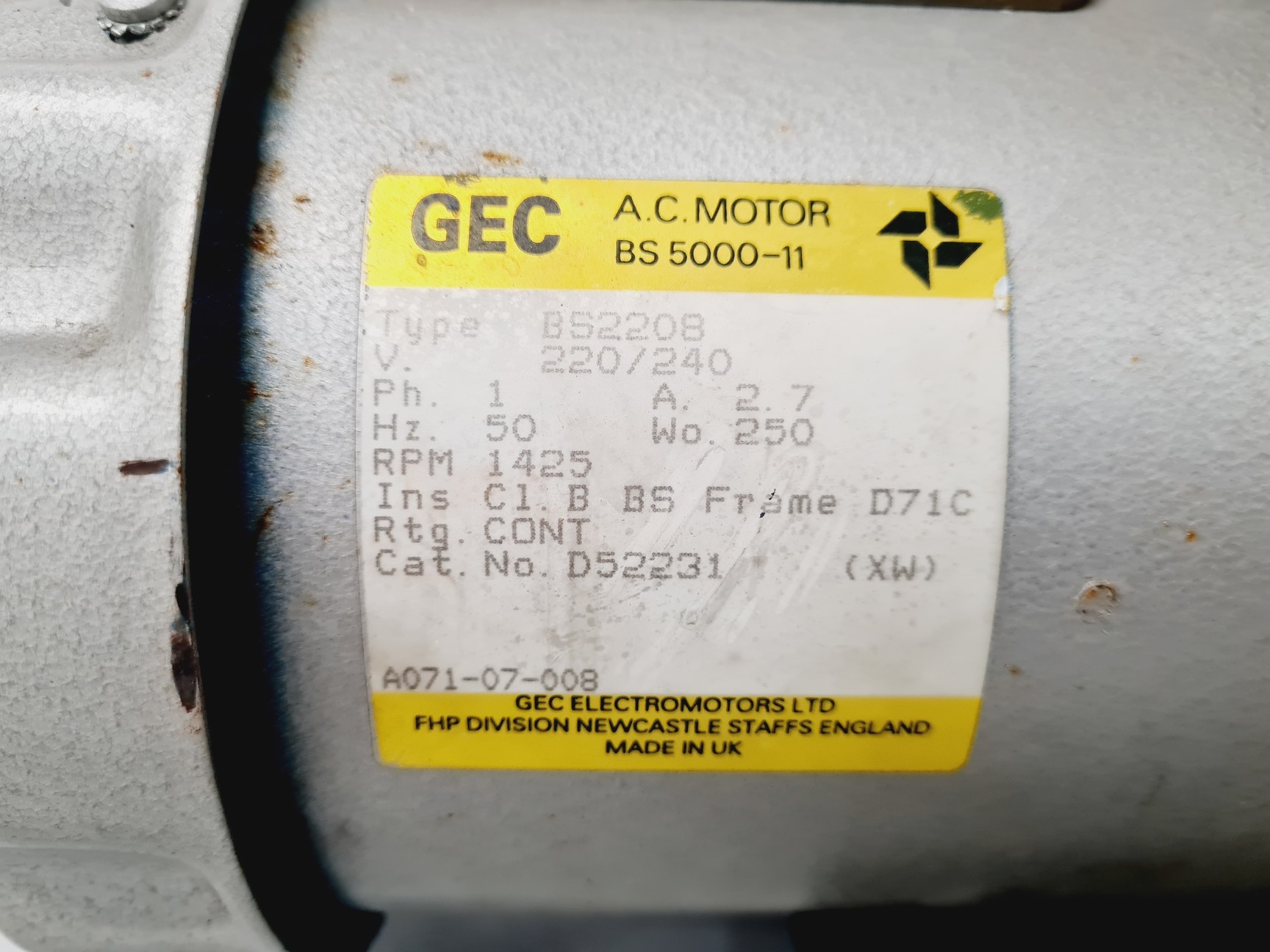 Image of Edwards 5 E2M5 Vacuum Pump