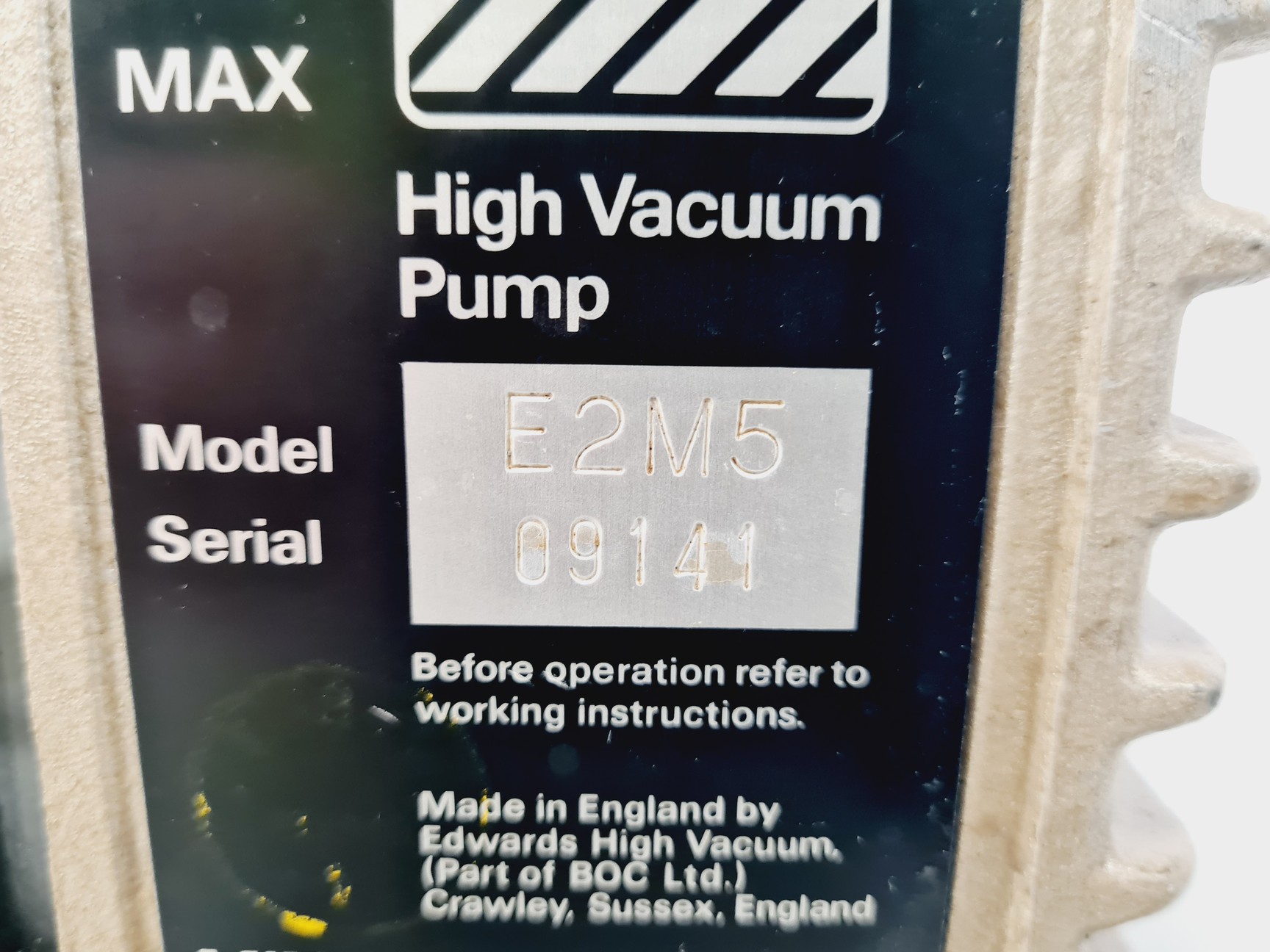 Image of Edwards 5 E2M5 Vacuum Pump