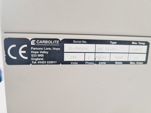 Thumbnail image of Carbolite CWF 1100 BenchTop Furnace
