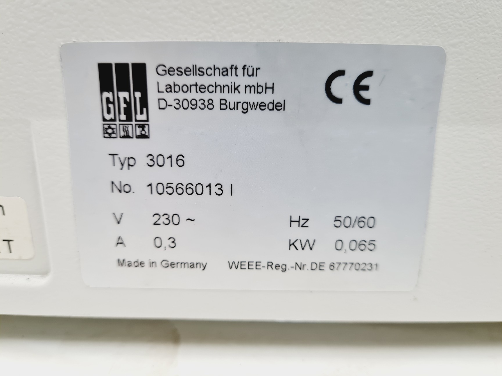 Image of GFL 3016 Benchtop Shaker