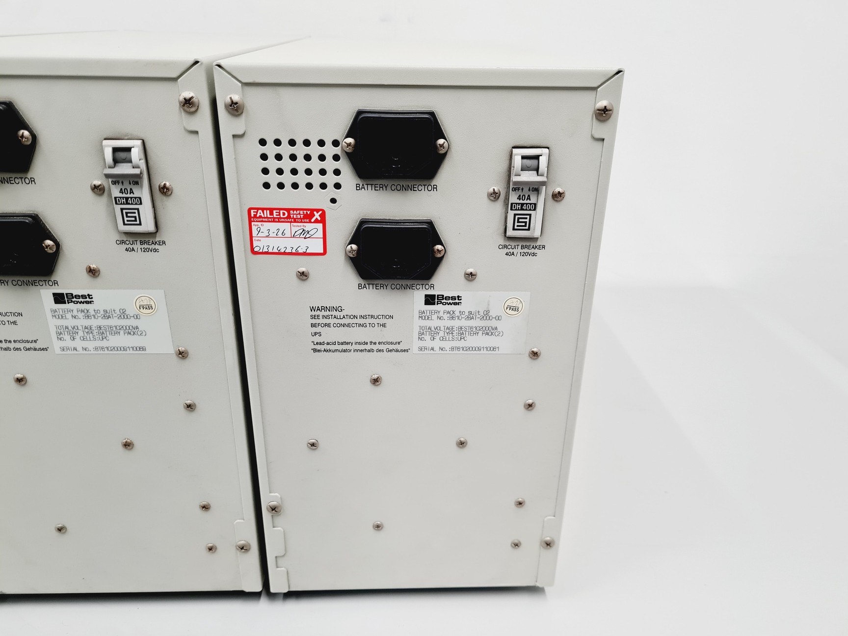 Image of Best Power 610 with 2 x Best Power 610 Battery Pack
