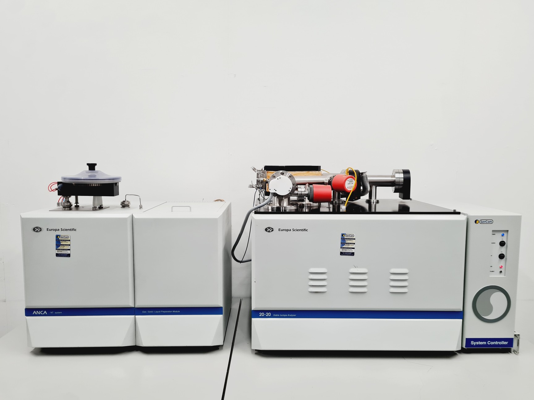 Image of Europa Scientific 20-20 Stable Isotope Analyser with Europa Scientific ANCA NT