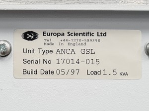Thumbnail image of Europa Scientific 20-20 Stable Isotope Analyser with Europa Scientific ANCA NT