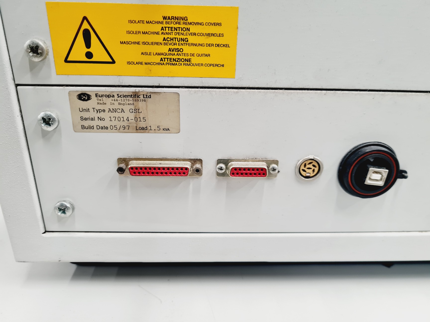 Image of Europa Scientific 20-20 Stable Isotope Analyser with Europa Scientific ANCA NT