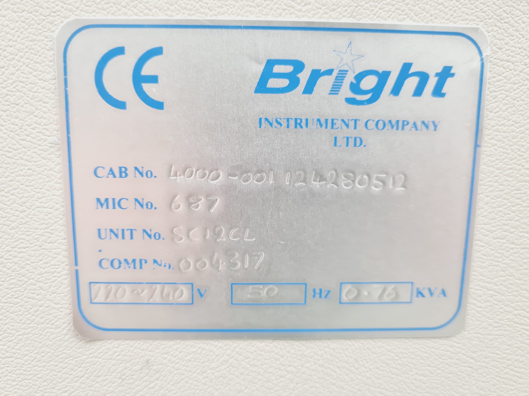 Image of Bright Instrument SC12CL Microtome