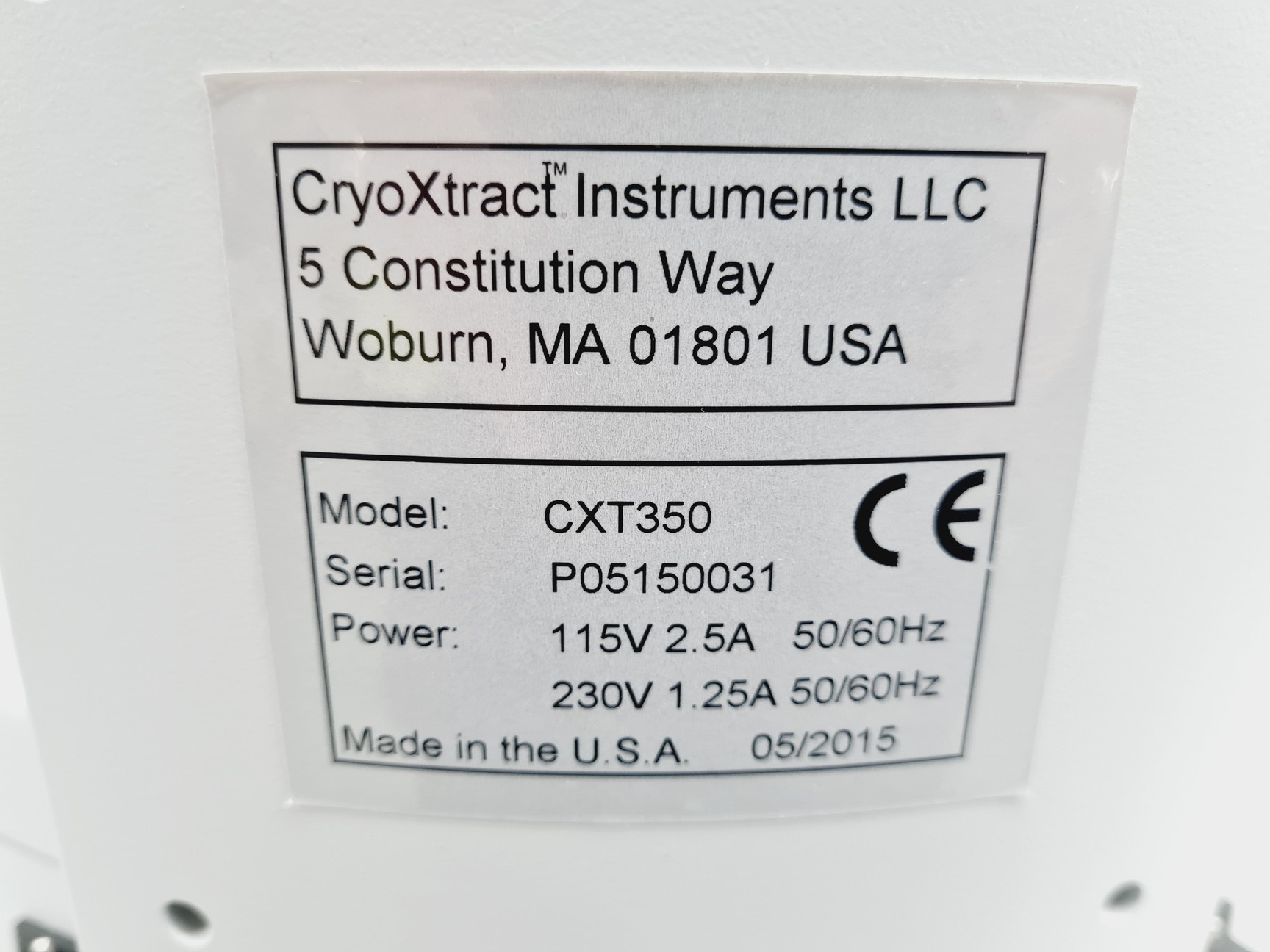 Image of CryoXtract CXT350 Frozen Sample Aliquotter w/ Accessories 