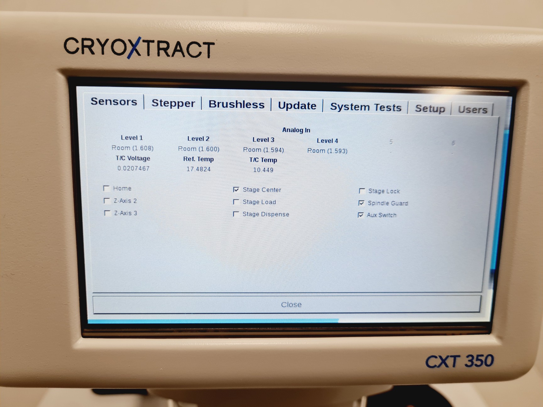 Image of CryoXtract CXT350 Frozen Sample Aliquotter w/ Accessories 