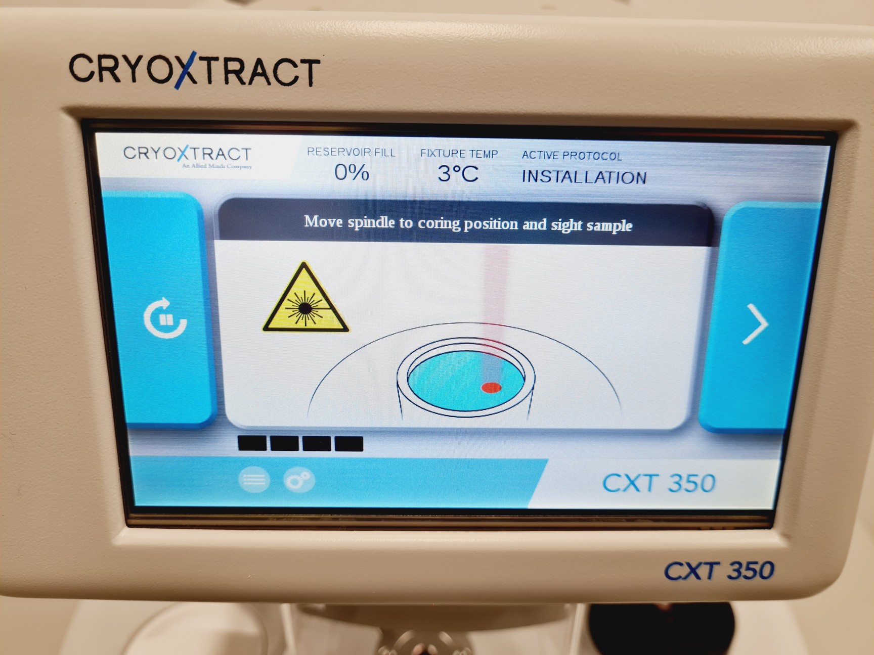 Image of CryoXtract CXT350 Frozen Sample Aliquotter w/ Accessories 