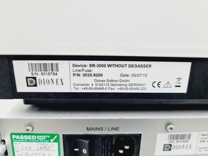Thumbnail image of Dionex Ultimate 3000 HPLC With RS Autosampler, TCC, DAD, WPS, LPG, SR-3000