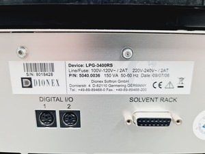 Thumbnail image of Dionex Ultimate 3000 HPLC With RS Autosampler, TCC, DAD, WPS, LPG, SR-3000