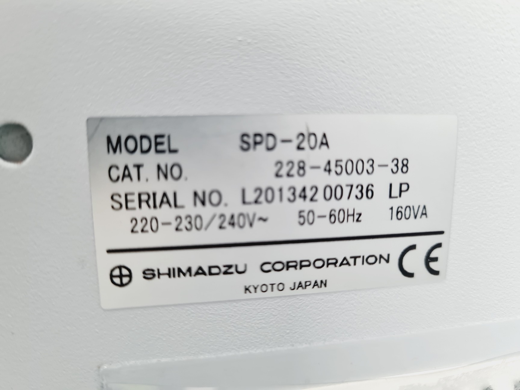 Image of Shimadzu HPLC System with SIL-20A, LC-20AD, DGU-20A5, CTO-20A, CMB-20A, SPD-20AV