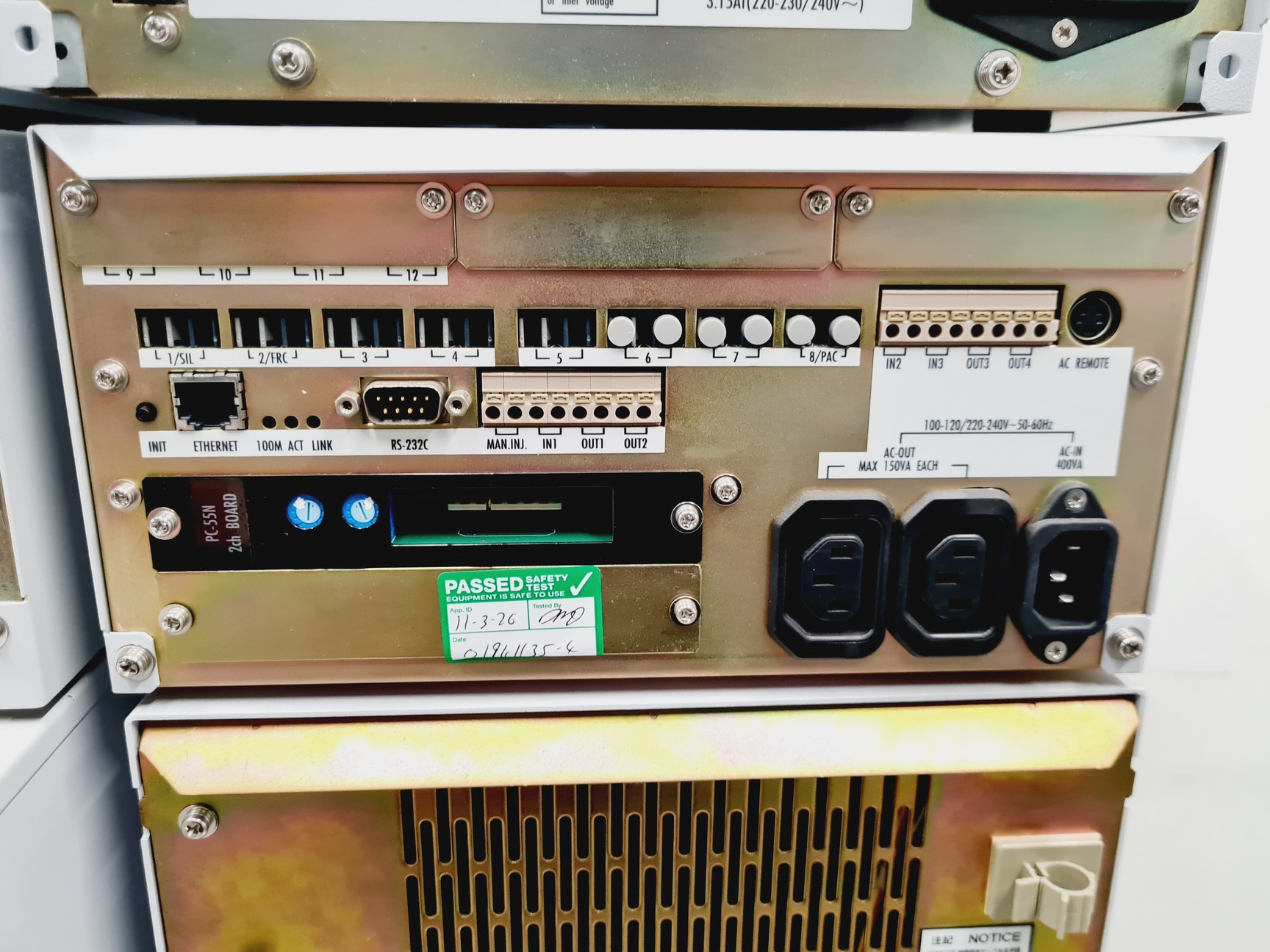 Image of Shimadzu HPLC System with SIL-20A, LC-20AD, DGU-20A5, CTO-20A, CMB-20A, SPD-20AV