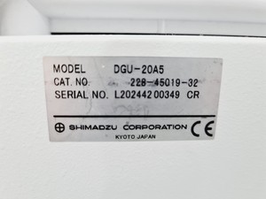 Thumbnail image of Shimadzu HPLC System with SIL-20A, LC-20AD, DGU-20A5, CTO-20A, CMB-20A, SPD-20AV