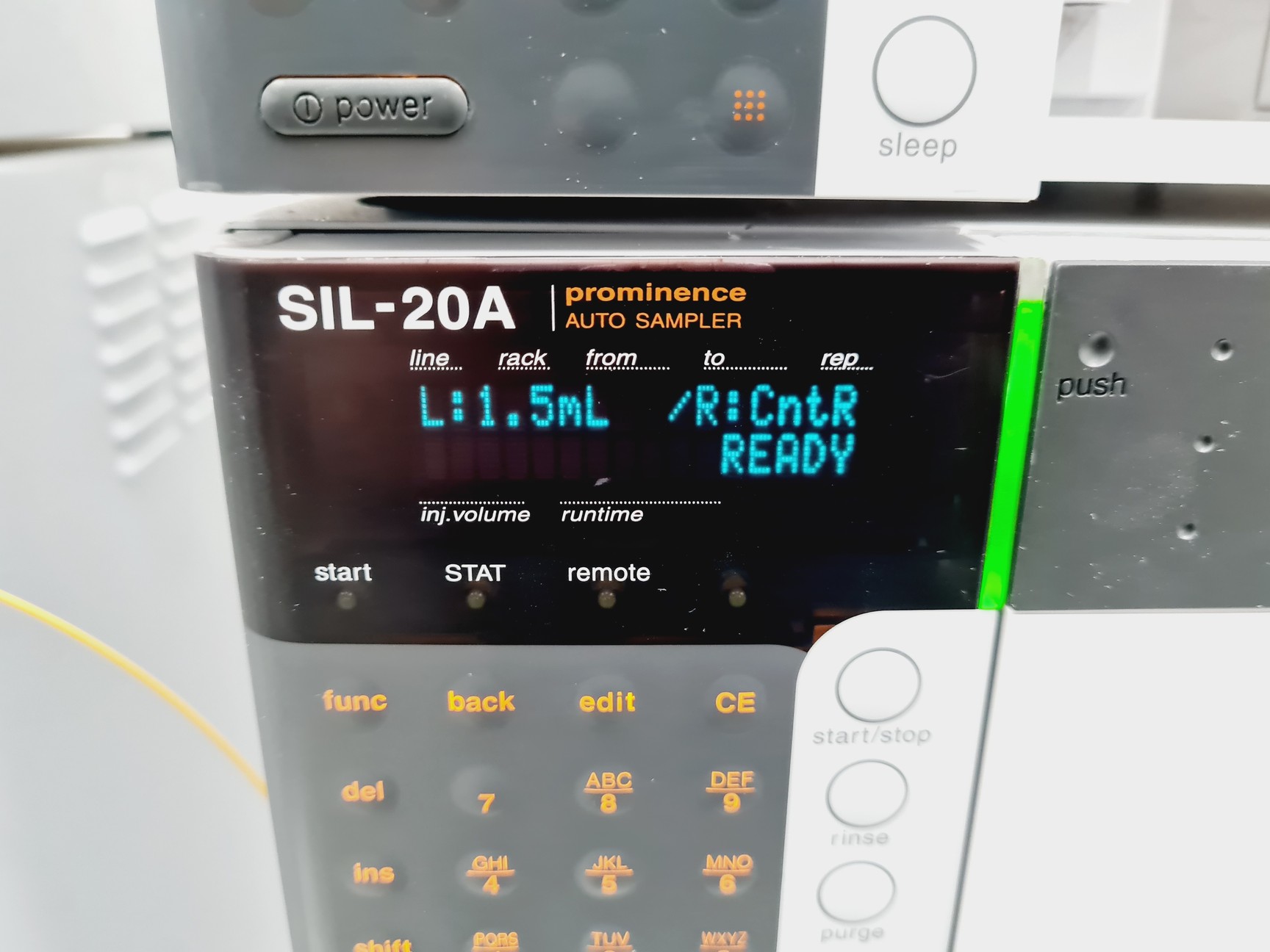 Image of Shimadzu HPLC System with SIL-20A, LC-20AD, DGU-20A5, CTO-20A, CMB-20A, SPD-20AV