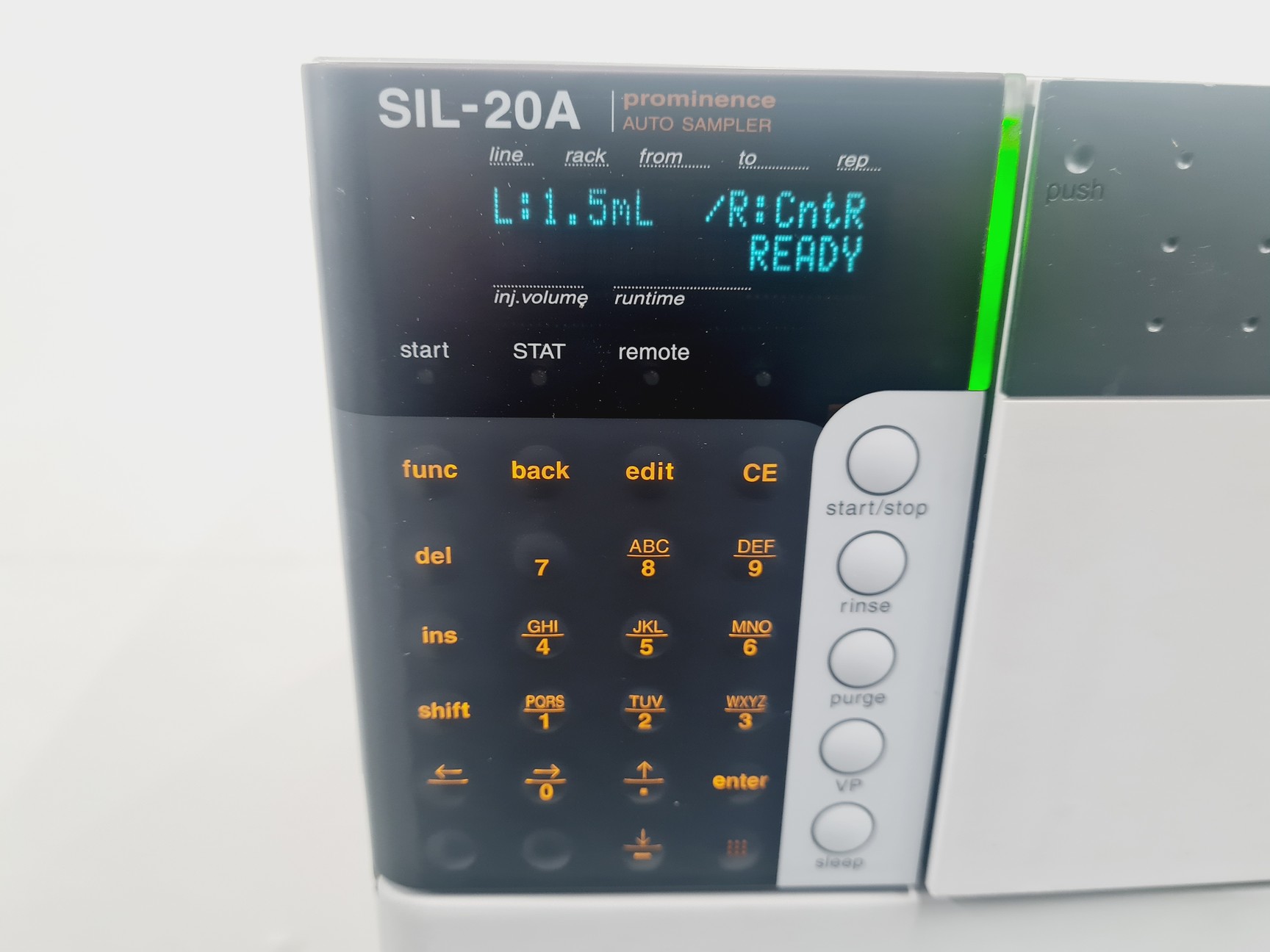 Image of Shimadzu HPLC System with SIL-20A,CTO-20AC, SPD-M20A, LC-20AT, DGU-25A5, FRC-10A