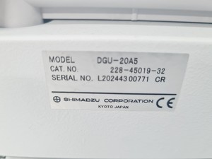 Thumbnail image of Shimadzu HPLC System with SIL-20A,CTO-20AC, SPD-M20A, LC-20AT, DGU-25A5, FRC-10A
