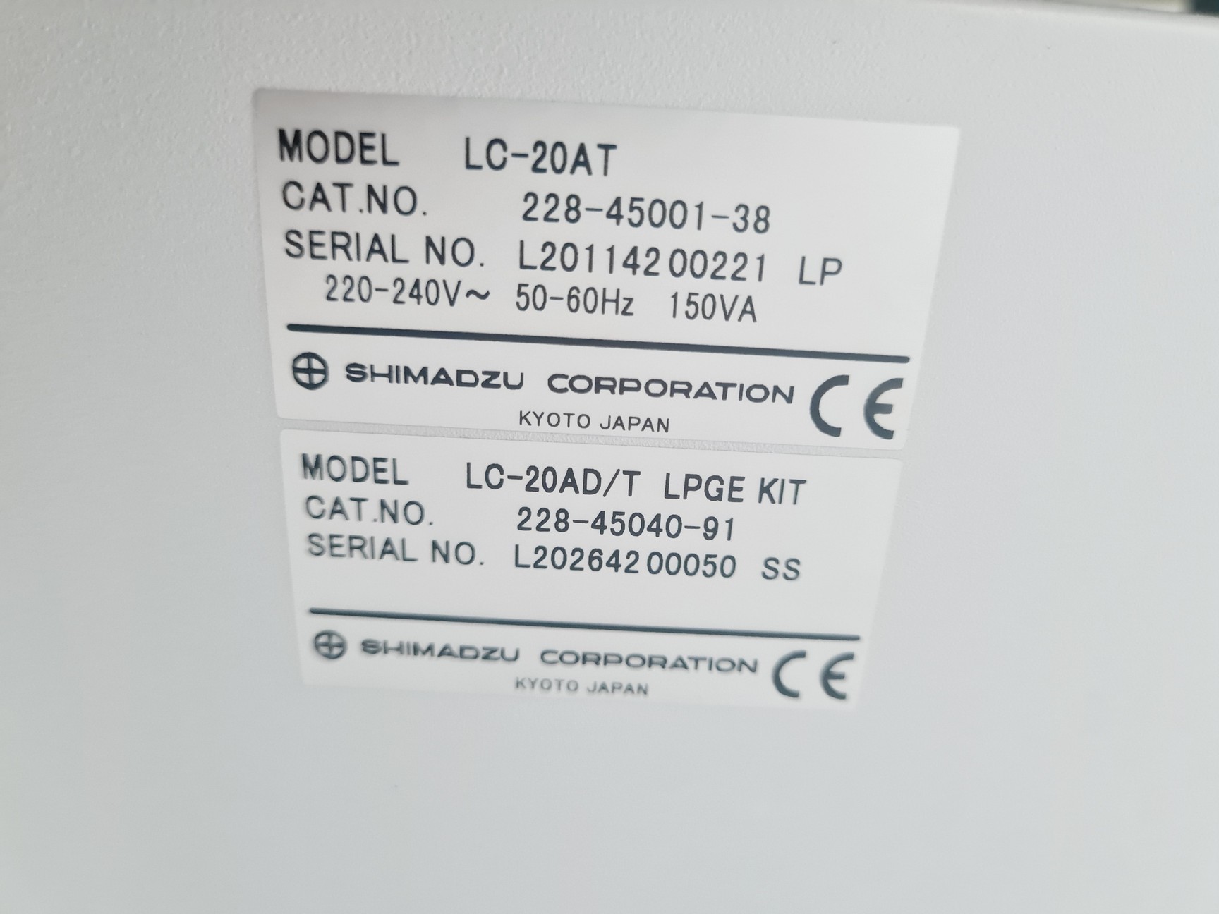 Image of Shimadzu HPLC System with SIL-20A,CTO-20AC, SPD-M20A, LC-20AT, DGU-25A5, FRC-10A