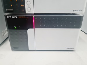 Thumbnail image of Shimadzu HPLC System with SIL-20A,CTO-20AC, SPD-M20A, LC-20AT, DGU-25A5, FRC-10A
