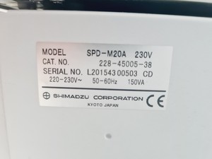 Thumbnail image of Shimadzu HPLC System with SIL-20A,CTO-20AC, SPD-M20A, LC-20AT, DGU-25A5, FRC-10A
