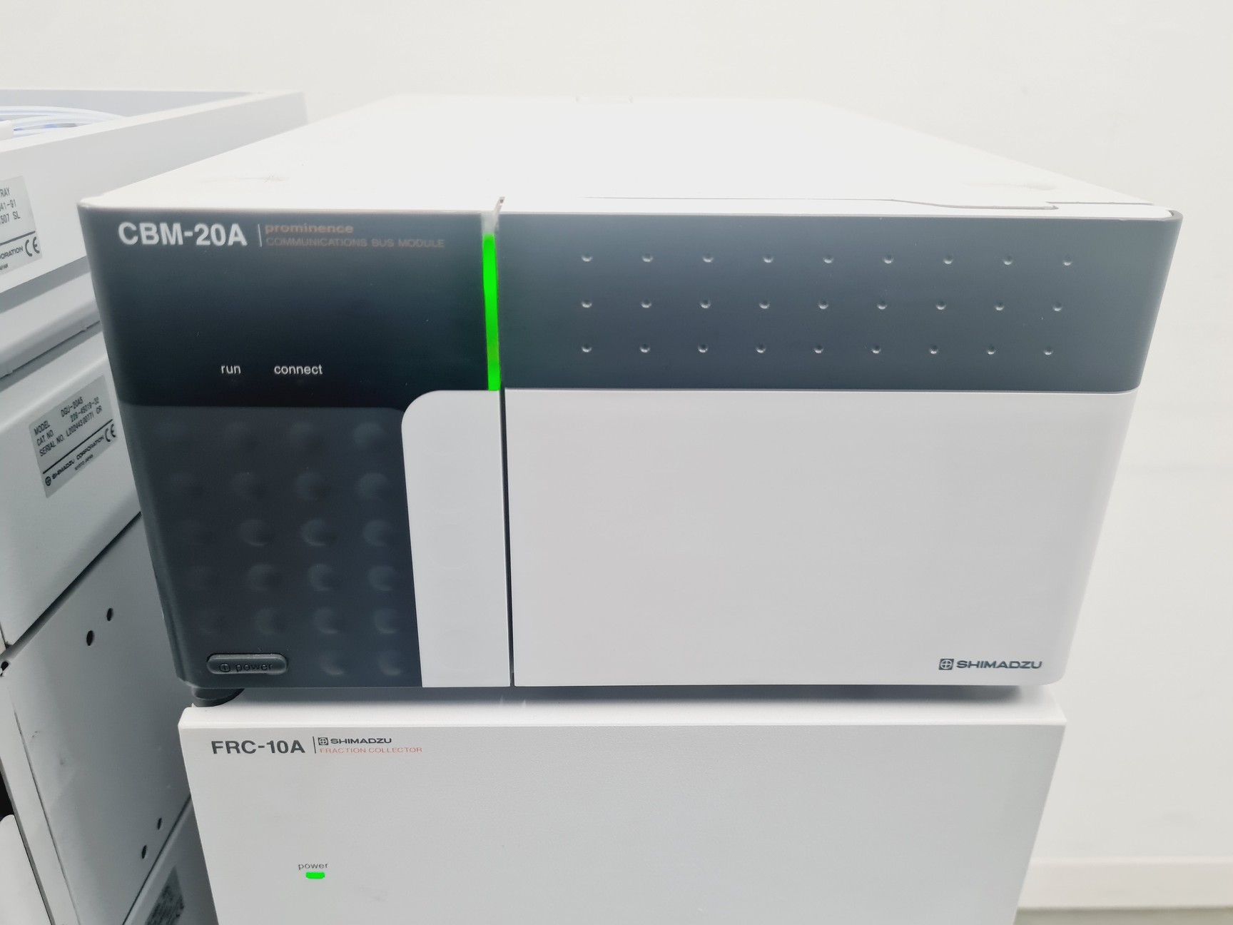 Image of Shimadzu HPLC System with SIL-20A,CTO-20AC, SPD-M20A, LC-20AT, DGU-25A5, FRC-10A