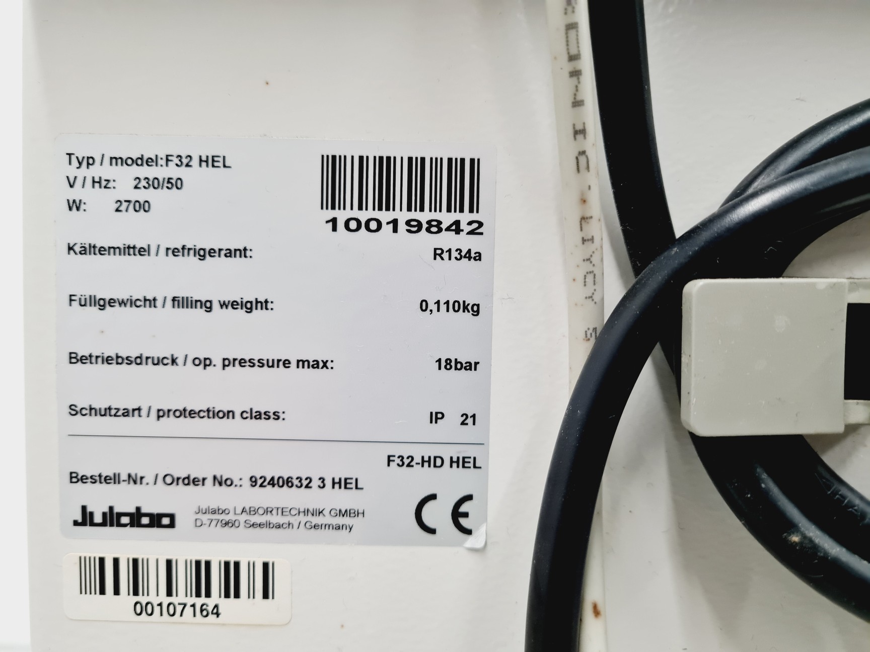 Image of Julabo Model: F32 HEL F32-HD Refrigerated Water Bath Lab