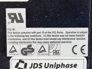 Thumbnail image of JDS Uniphase Air Cooled Argon-Ion Laser Head Model: 2211-65MLQNF with PSU