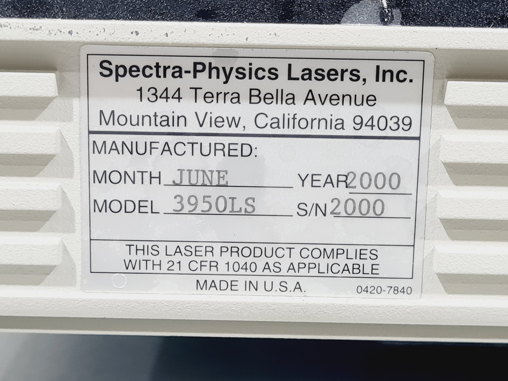 Image of Spectra-Physics Tsunami Ti:Sapphire Laser System with Millennia VIIIs DPSS Pump 