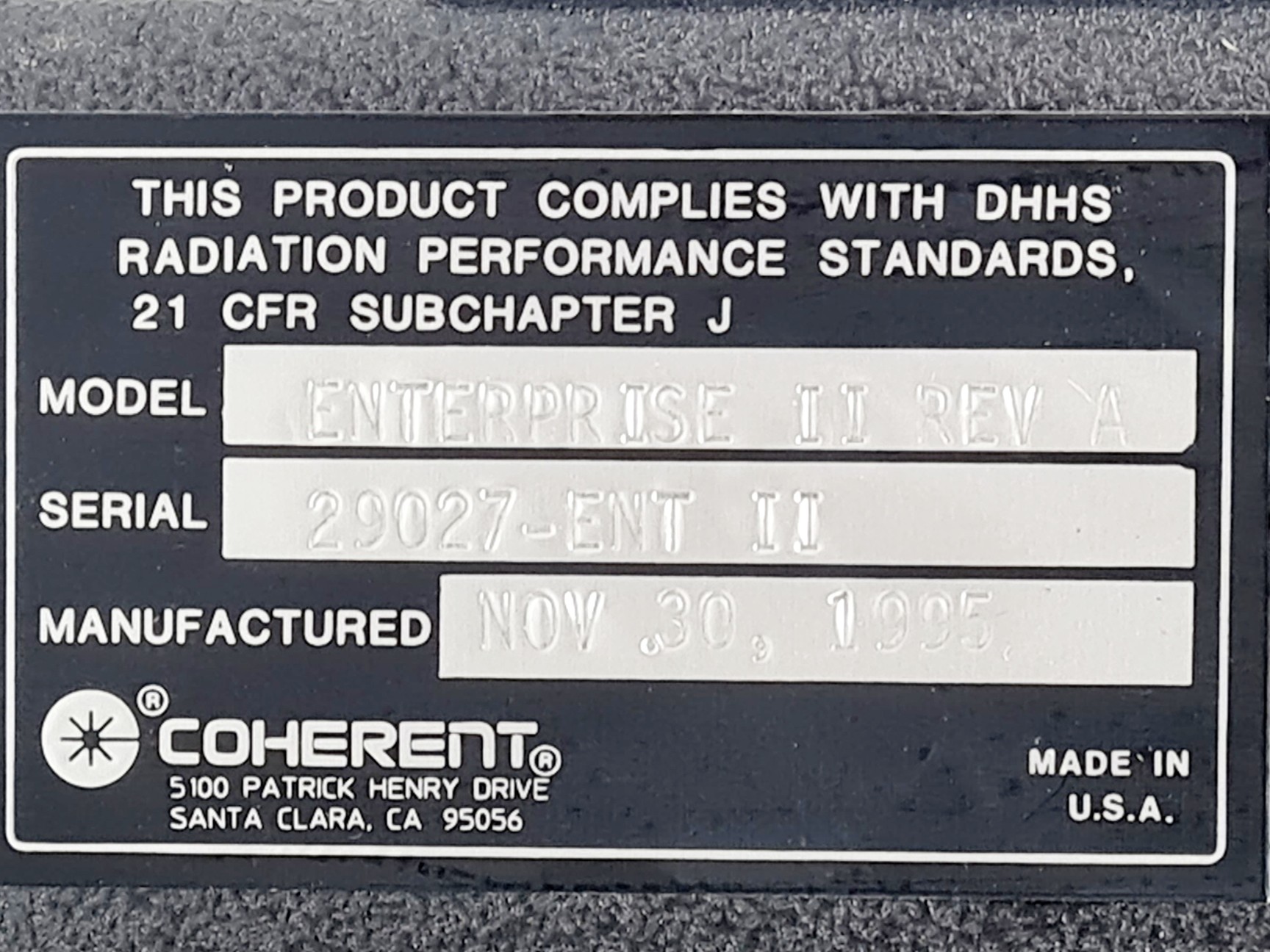 Image of Innova Technology Coherent Enterprise II Laser Head- ENTCII-651 with PSU  