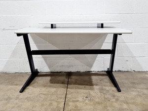 Image of Computer Desk with Monitor Stand