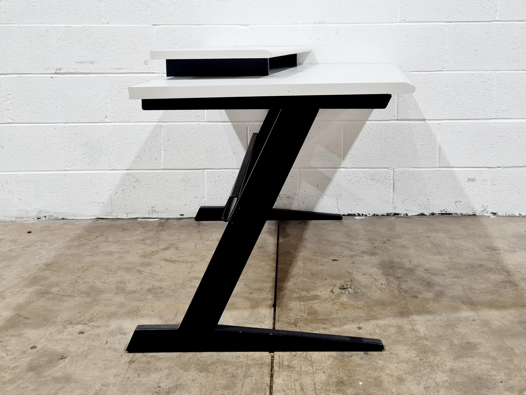Image of Computer Desk with Monitor Stand