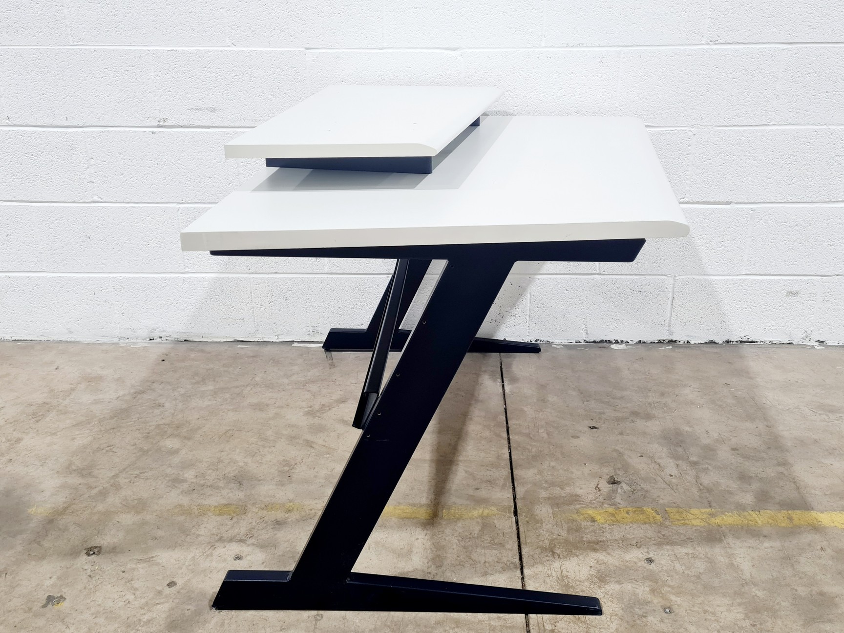 Image of Computer Desk with Monitor Stand