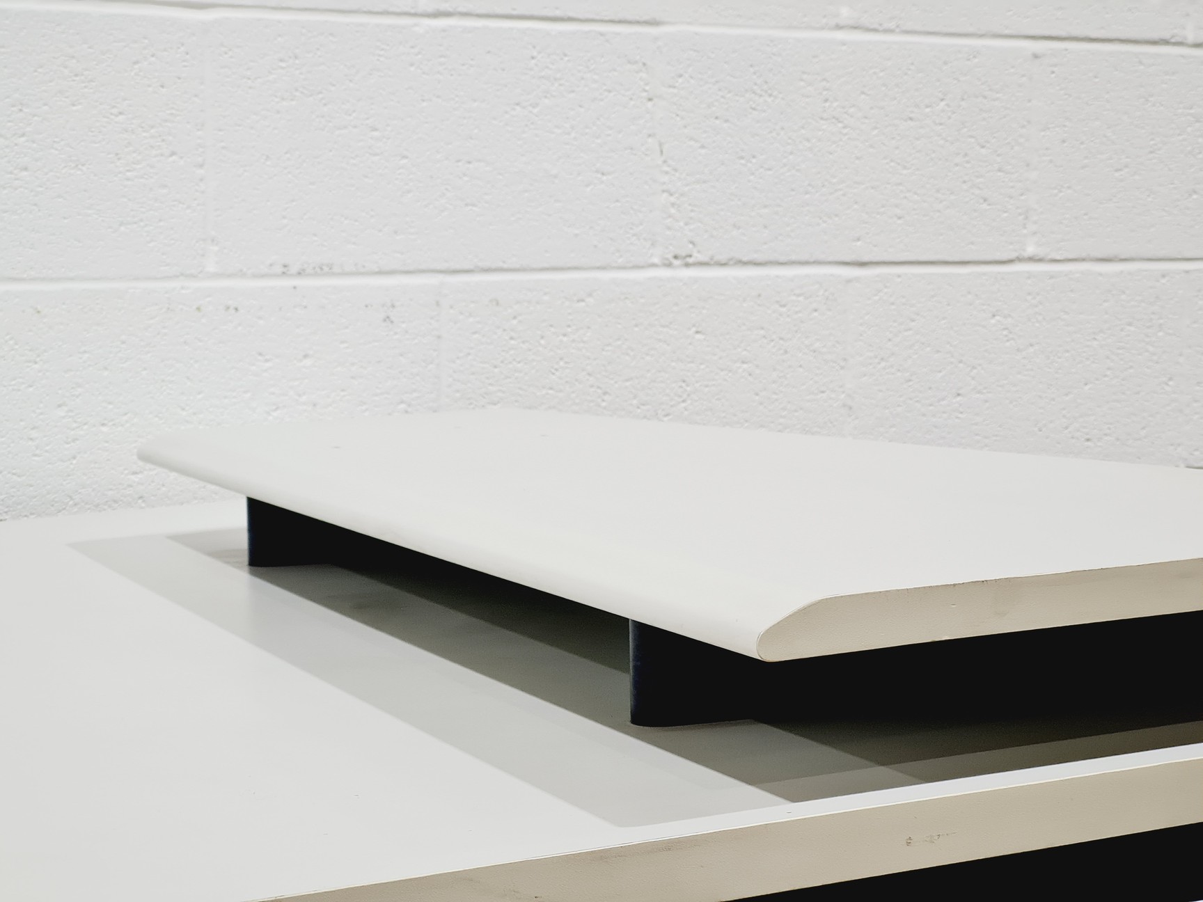 Image of Computer Desk with Monitor Stand
