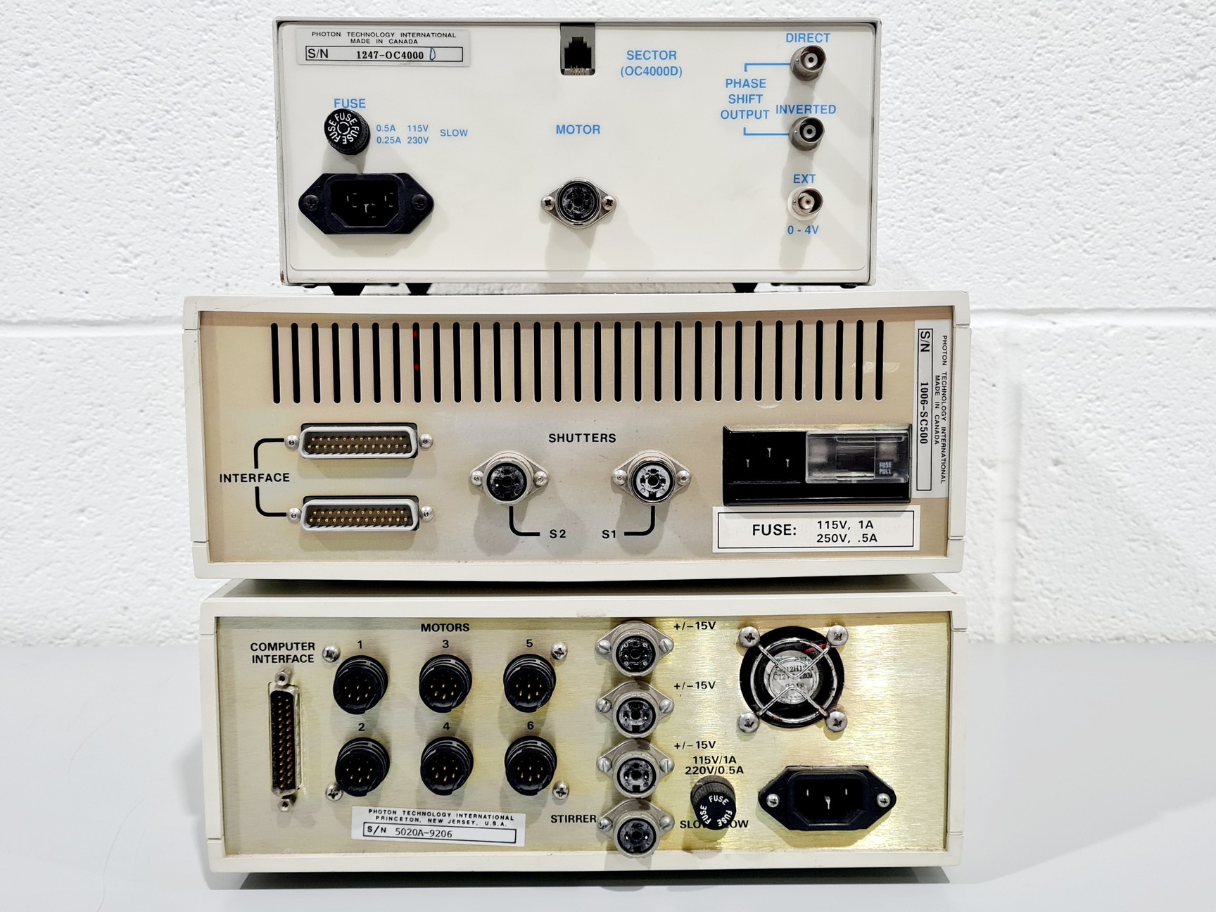 Image of PTI SC-500, MD-5020 and OC-4000 Legacy Ratio Fluorescence System