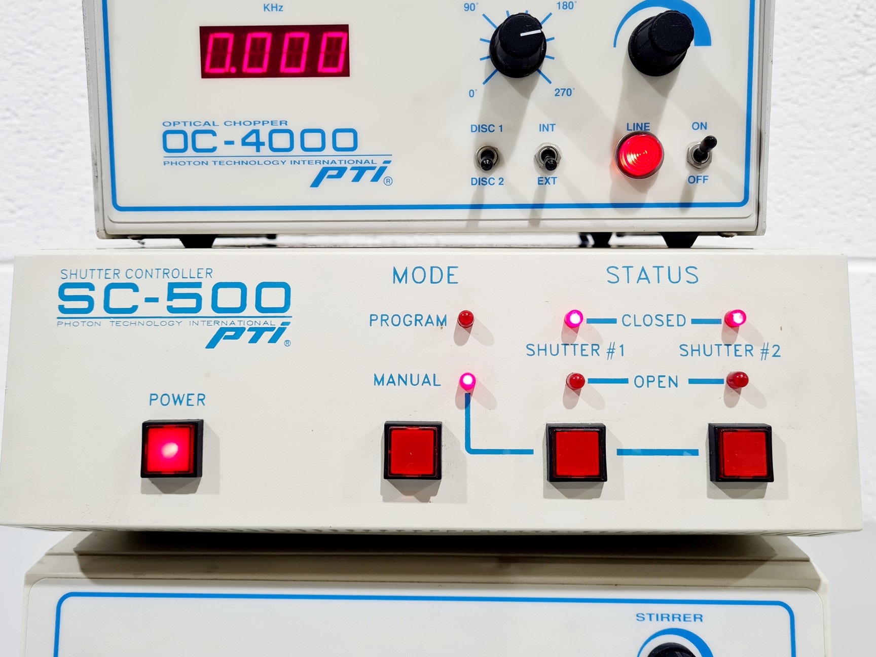 Image of PTI SC-500, MD-5020 and OC-4000 Legacy Ratio Fluorescence System